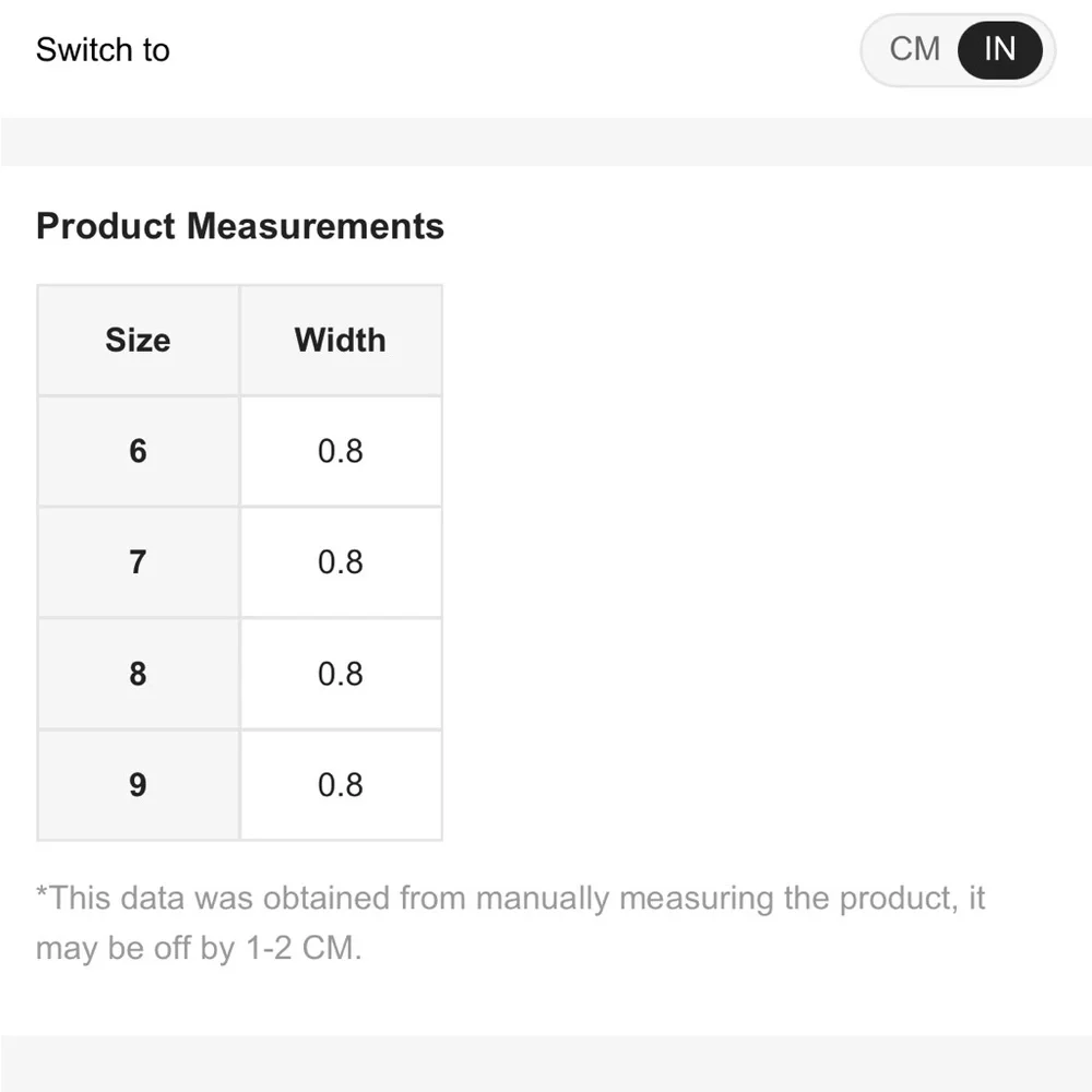 New 18K Gold Plated Minimalist Shape Cuff Ring - Picture 4 of 4